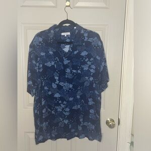 Alex Cannon Hawaiian print short sleeve button down shirt. Size XL